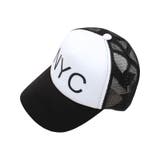 20-11オフホワイト×ブラック | キッズ メッシュキャップ 帽子 | ZI-ON