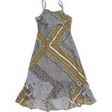 3-1イエロー | キッズ 子供服 花柄マキシワンピース | ZI-ON