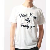 12-7オフホワイト | メンズ SHIJYOMAN サガラ刺繍＆チェーンステッチ半袖Tシャツ「SJ | ZI-ON