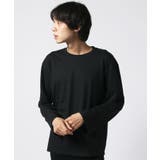 20-20ブラック(長袖) | メンズ BIGシルエット Tシャツ | ZI-ON