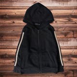 8-6ブラック×ベージュ | キッズ 子供服 パーカー | ZI-ON