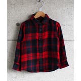 13-1レッド系1 | キッズ ネルシャツ 子供服 | ZI-ON