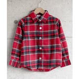 13-10レッド・ネイビー系2 | キッズ ネルシャツ 子供服 | ZI-ON