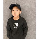 18-6ブラック | 裏起毛トレーナー キッズ スウェット | ZI-ON