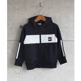 10-4ブラック/A | キッズ パーカー ジップパーカー | ZI-ON