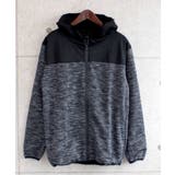 8-7杢チャコール×ブラック | メンズ パーカー トップス | ZI-ON