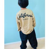 18-10ベージュ/D | キッズ ロンT Tシャツ | ZI-ON