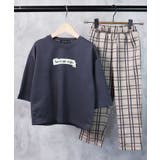9-9チャコール×ベージュ/C | キッズ セットアップ 上下セット | ZI-ON