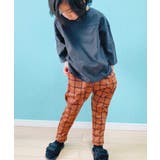 15-11ブラウン×ブラック | キッズ パンツ サルエルパンツ | ZI-ON