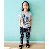 15-15ブラック×ホワイト | キッズ パンツ サルエルパンツ | ZI-ON