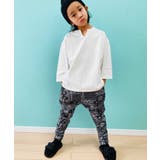 15-8チャコール/ペイズリー | キッズ パンツ サルエルパンツ | ZI-ON