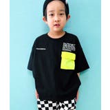12-10ブラック×ライム/B | キッズ Tシャツ 子供服 | ZI-ON
