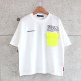 12-7ホワイト×ライム/B | キッズ Tシャツ 子供服 | ZI-ON