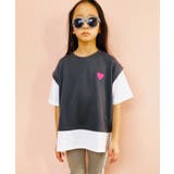 6-5チャコール/B | キッズ Tシャツ 子供服 | ZI-ON