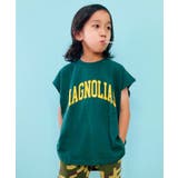 9-3Ｄ/グリーン/A | ノースリーブTシャツ キッズ 子供服 | ZI-ON