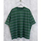 12-4Ｄ/グリーン/A | レディース メンズ Tシャツ | ZI-ON