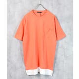 20-4オレンジ/レギュラー | メンズ Tシャツ 半袖 | ZI-ON