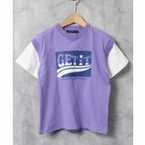 6-5ラベンダー/B | キッズ Tシャツ 半袖 | ZI-ON