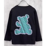 18-9ブラック/C | BIGロンT キッズ 長袖Tシャツ | ZI-ON