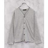 10-1杢グレー | キッズ カーディガン カーデ | ZI-ON