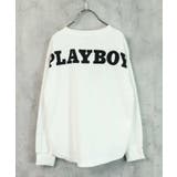 6-1オフホワイト | PLAYBOY トレーナー レディース | ZI-ON
