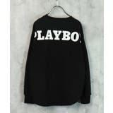 6-6ブラック | PLAYBOY トレーナー レディース | ZI-ON