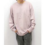 20-5Ｓ/ピンク | メンズ ロンT Tシャツ | ZI-ON