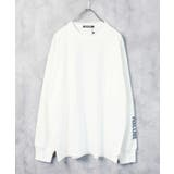 20-16オフホワイト/C | メンズ ロンT Tシャツ | ZI-ON