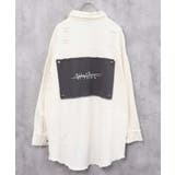 4-2ホワイト | レディース BIGシャツ ビッグ | ZI-ON