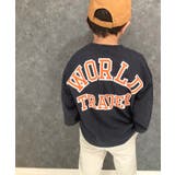 16-4ブラック/A | BIGロンT キッズ ビックTシャツ | ZI-ON