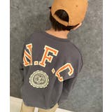 16-8チャコール/B | BIGロンT キッズ ビックTシャツ | ZI-ON