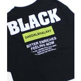16-12ブラック/C | 7分袖BIGシャツ キッズ 七分袖Tシャツ | ZI-ON