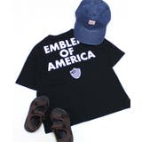 16-16ブラック/D | キッズ Tシャツ 子供服 | ZI-ON
