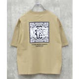 16-11ベージュ/C | NEVSURF BIGtシャツ キッズ | ZI-ON