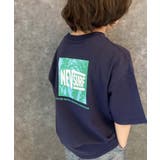 16-16ネイビー/D | NEVSURF BIGtシャツ キッズ | ZI-ON