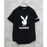 16-12ブラック/C | PLAYBOY Tシャツ キッズ | ZI-ON