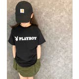16-4ブラック/A | PLAYBOY Tシャツ キッズ | ZI-ON