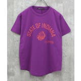 8-7パープル/B | キッズ Tシャツ 子供服 | ZI-ON