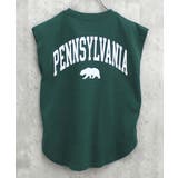 16-3D/グリーン/A | ノースリーブTシャツ キッズ 子供服 | ZI-ON