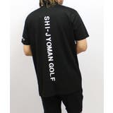 3-3ブラック | ゴルフウェア メンズ Tシャツ | ZI-ON
