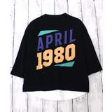 8-8ブラック/B | 9分袖フェイクレイヤードBIGTシャツ キッズ ロンT | ZI-ON