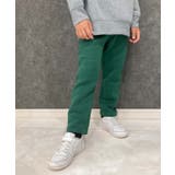 10-5D/グリーン | 裏起毛スキニーパンツ キッズ パンツ | ZI-ON