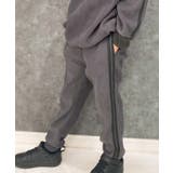 6-5チャコール | サイドラインフリースパンツ キッズ パンツ | ZI-ON