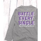 16-2杢グレー/A | プリントロンT キッズ 長袖Tシャツ | ZI-ON