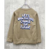 16-14ベージュ/D | プリントトレーナー キッズ 子供服 | ZI-ON