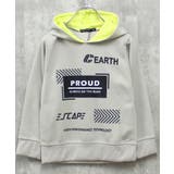 16-1G/ベージュ/A | プリントBIGフーディー プリントパーカー キッズ | ZI-ON