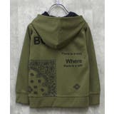 16-15ニュートープ/D | プリントBIGフーディー プリントパーカー キッズ | ZI-ON