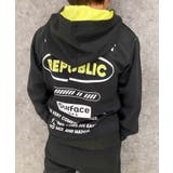 16-8ブラック/B | プリントBIGフーディー プリントパーカー キッズ | ZI-ON