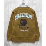 16-11キャメル/C | 裏起毛プリントトレーナー キッズ 子供服 | ZI-ON