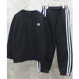 8-8ブラック/B | 裏起毛セットアップ キッズ 男の子 | ZI-ON